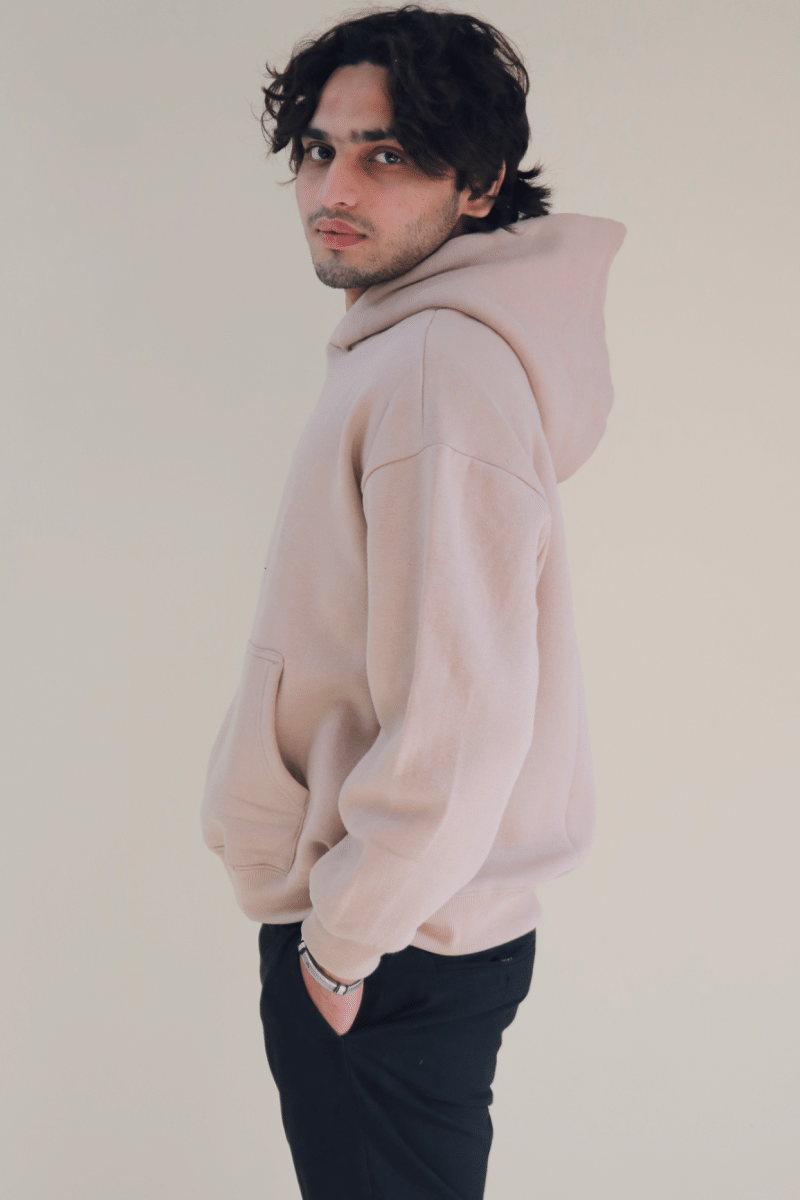 Premium Unisex beige Cotton Hoodie