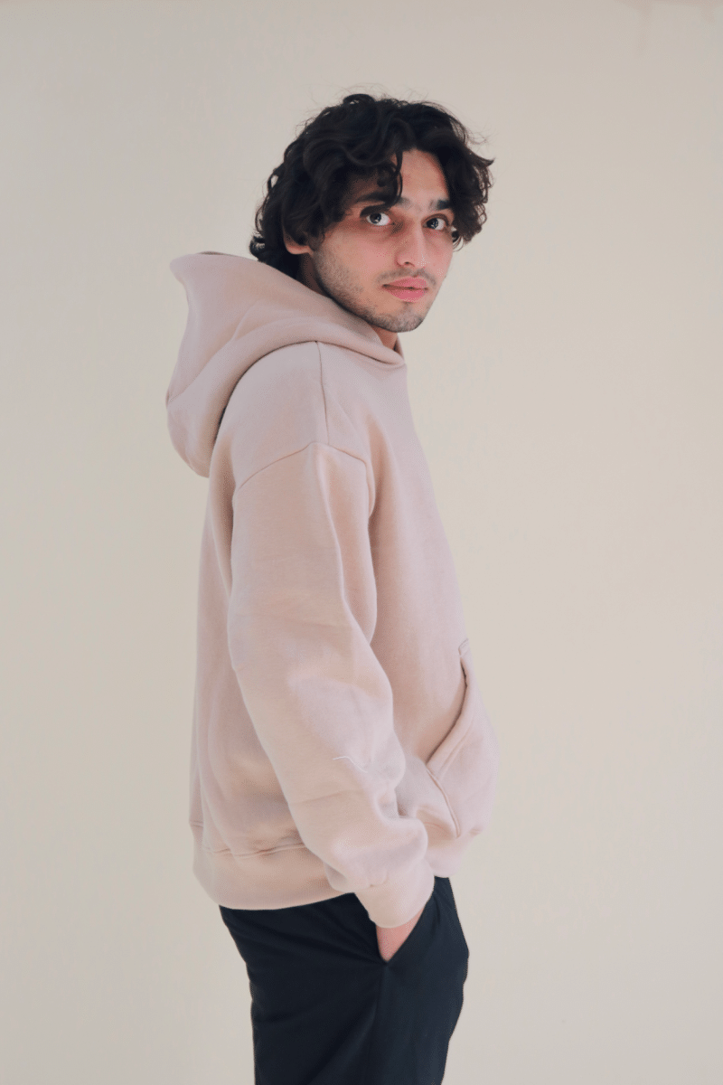 Premium Unisex beige Cotton Hoodie