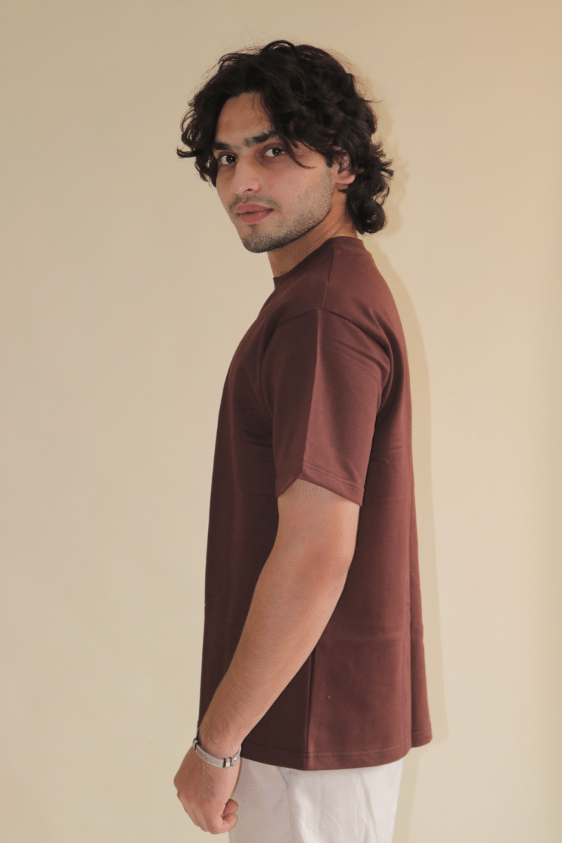 Unisex brown Oversized Heavyweight T-Shirt