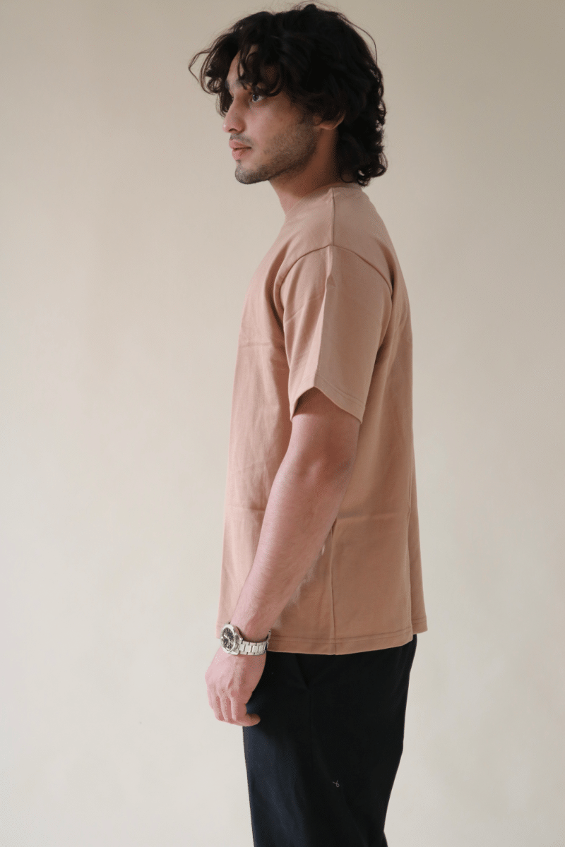 Unisex beige Oversized Heavyweight T-Shirt