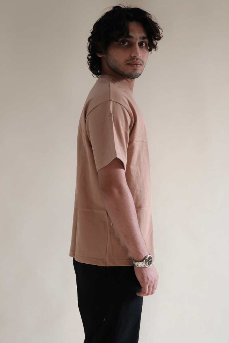 Unisex beige Oversized Heavyweight T-Shirt