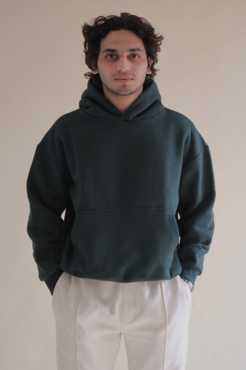 Premium Unisex green Cotton Hoodie