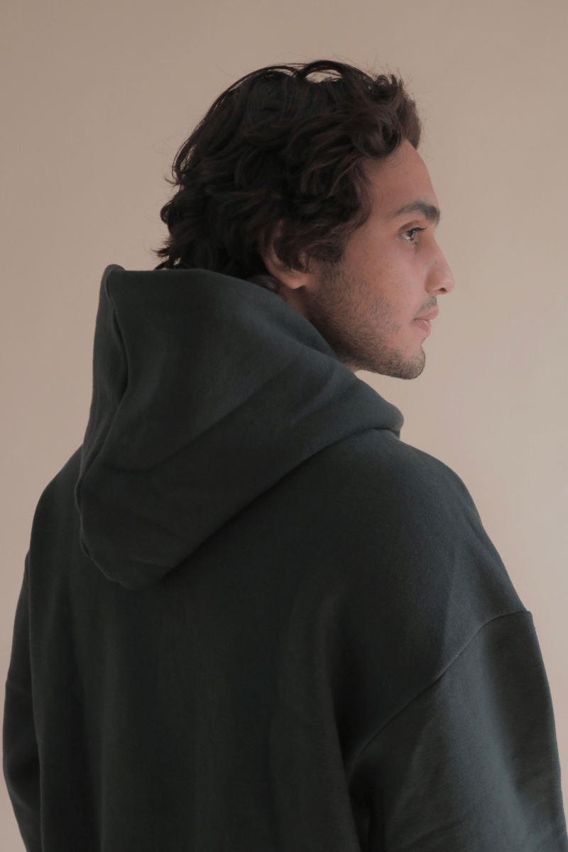 Premium Unisex green Cotton Hoodie