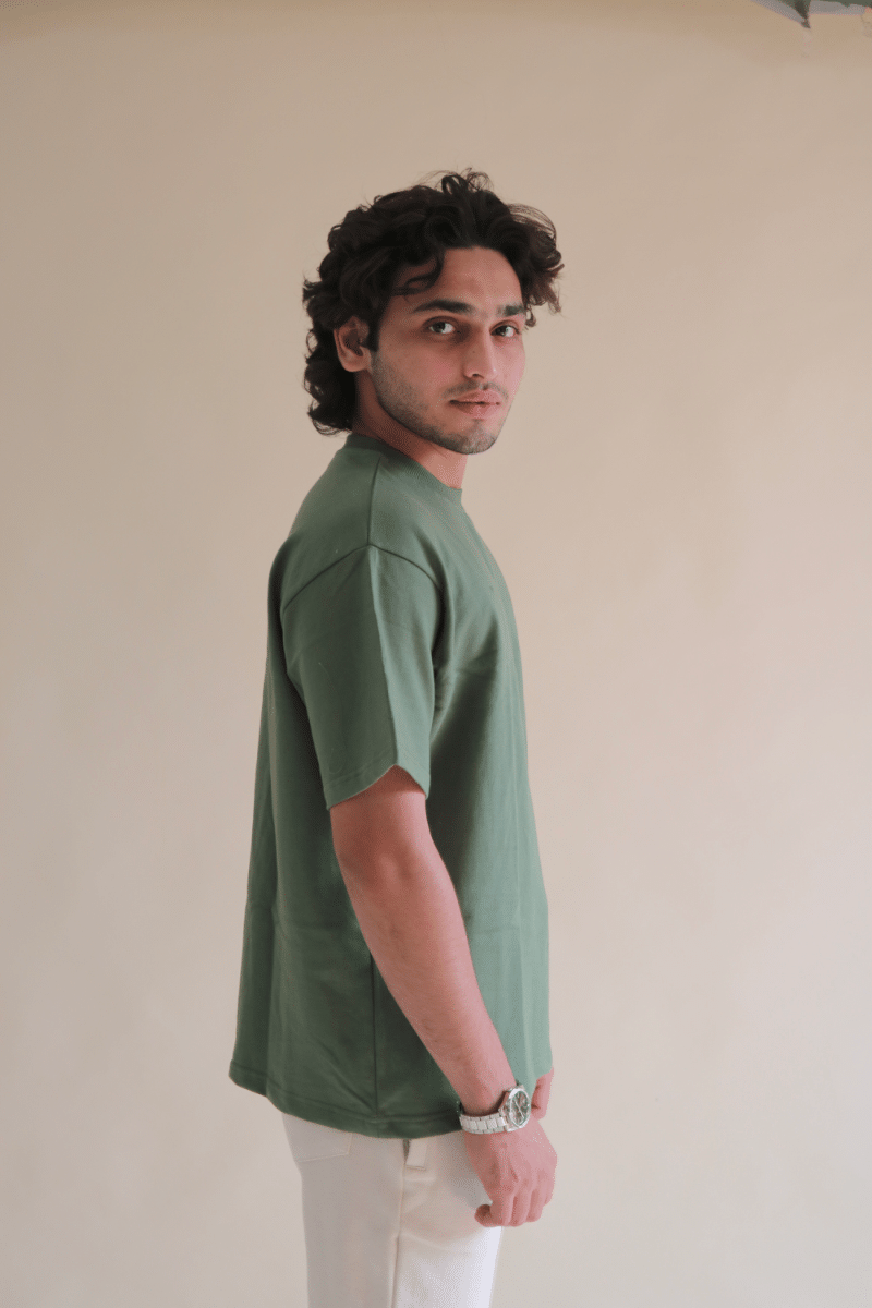 Unisex green Oversized Heavyweight T-Shirt