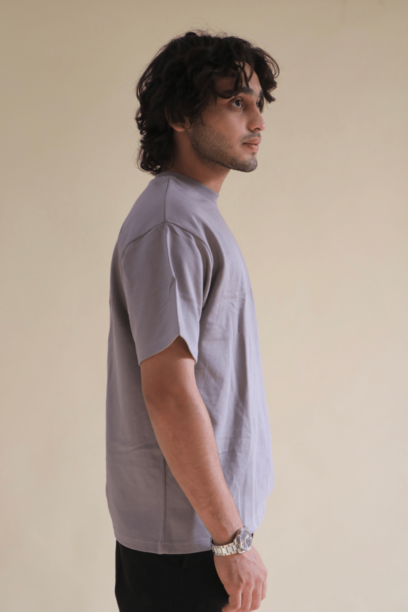 Unisex grey Oversized Heavyweight T-Shirt